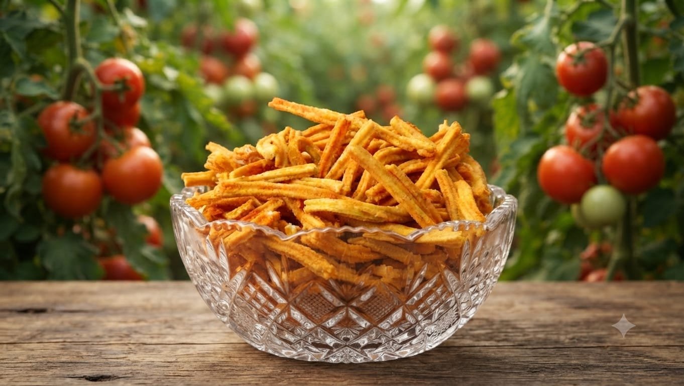 Dry Potato Masala Chips (Upvas)
